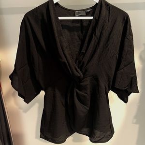 Asos Design Black Blouse